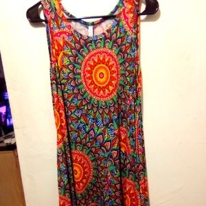 WEACZZY Women's Summer Casual Swag T- Shirt Dress..Beach Cover Up